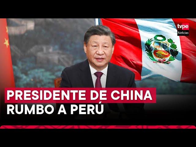 Xi Jinping: presidente de China hizo escala en España y ya se encuentra rumbo al Perú