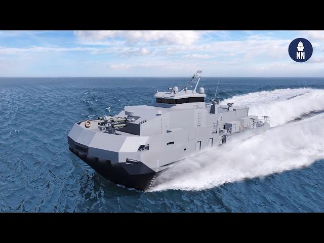 Eureka Naval Craft's AIRCAT multi-mission vessel at Euronaval 2024