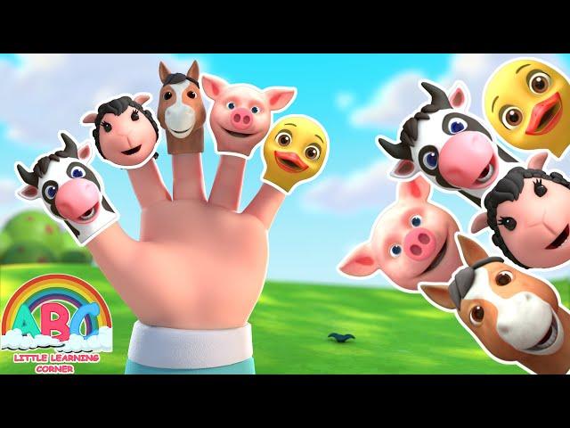 Farm Animals Finger Family | Nursery Rhymes & Kids Songs | Abc Little Learning Corner