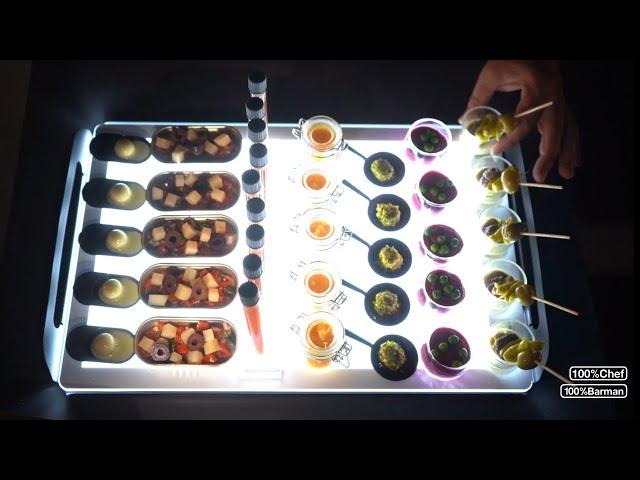 Illuminate your catering service with the LedPad Tray