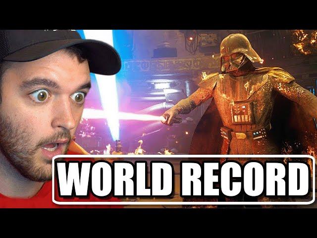 WORLD RECORD "STAR WARS JEDI SURVIVOR" SPEEDRUN IS MINDBLOWING! (Crazy Glitches)