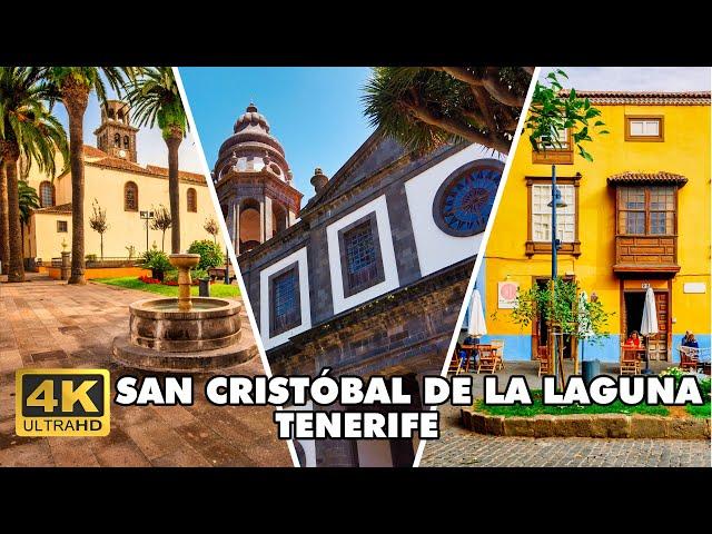 SAN CRISTÓBAL DE LA LAGUNA  Tenerife Spain  | Walking Tour [4K UHD]