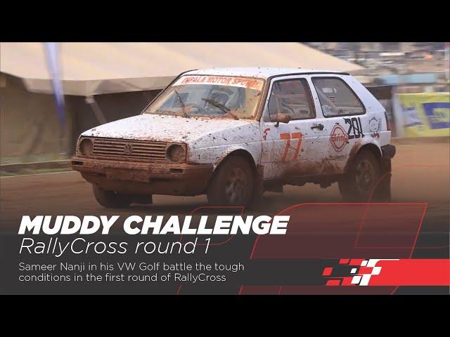 Muddy Challenge | Sameer @ Rallycross Round 1. #vwgolf