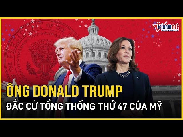 Kết quả bầu cử Mỹ 2024: Ông Donald Trump chính thức đắc cử Tổng thống thứ 47 của Mỹ | Báo VietNamNet