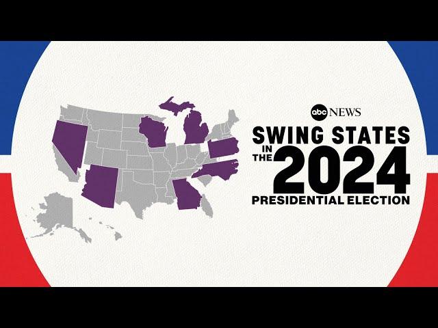 What are the swing states in the 2024 presidential election?