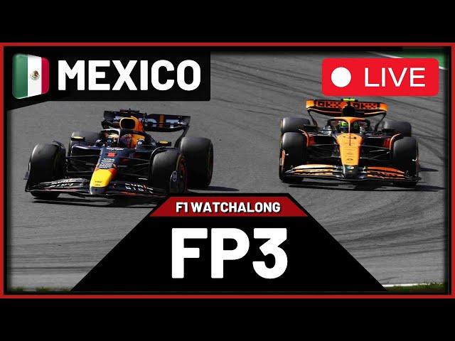 F1 LIVE - Mexico GP FP3 - Live Timing and Commentary