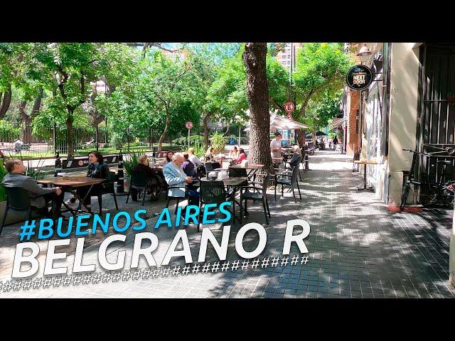 Recorriendo BELGRANO R | BUENOS AIRES | ARGENTINA | 4K Walking Tour VLOG