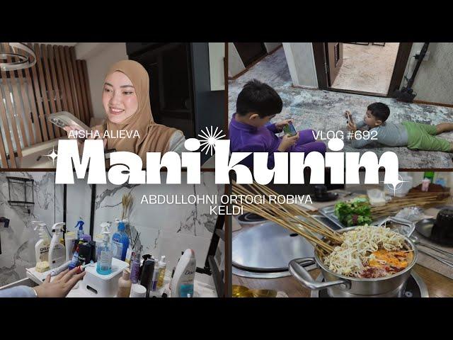 MAN BILAN BIR KUN - AISHA ALIEVA  FARZANDLARIM BILAN MANI HAYOTIM - VLOG