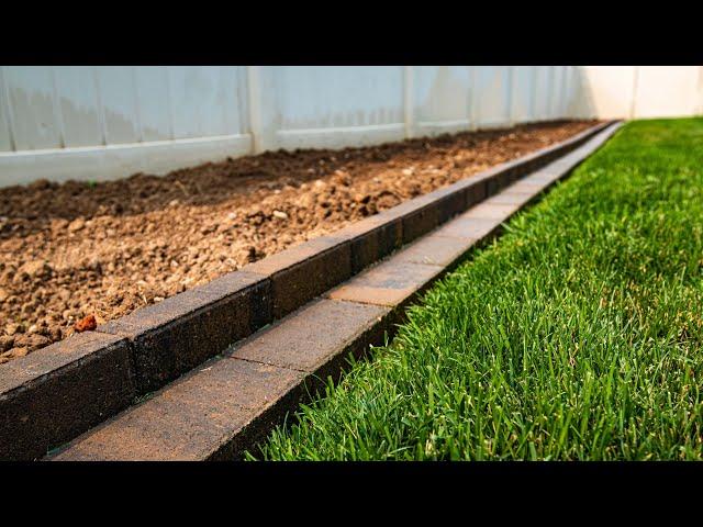 How to Install Beautiful Paver Edging