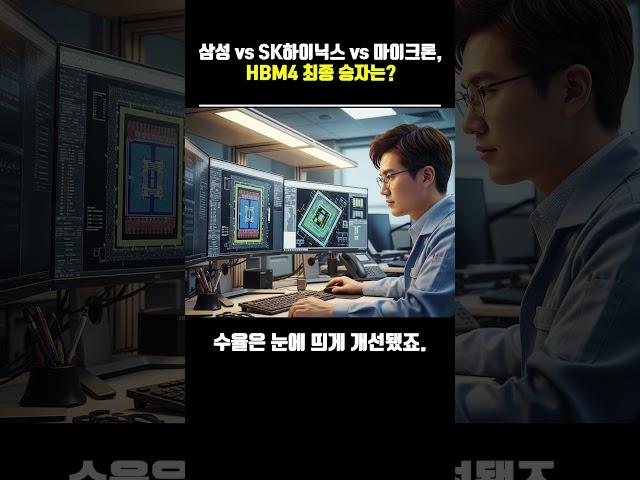 삼성 vs SK하이닉스 vs 마이크론,HBM4 최종 승자는? #삼성 #sk하이닉스 #마이크론 #hbm4