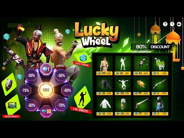 Lucky Wheel Discount Event Free Fire | Poker Mp40 Return | free fire new event| ff new event