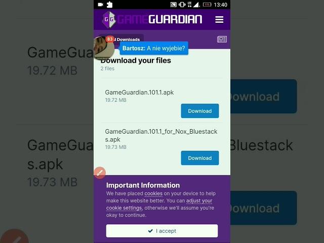 Game Guardian download TUTORIAL