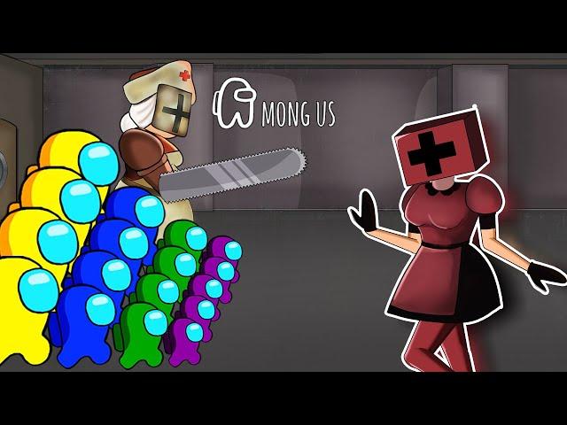 Avenger Among Us Vs Ghost Nurse in Dark Deception : Back from the dead SECRET - Funny Animation