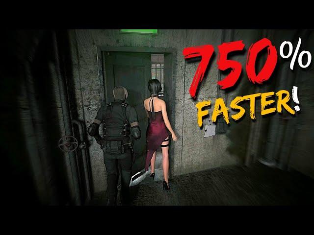 Resident Evil 2 but Leon is 750% FASTER!