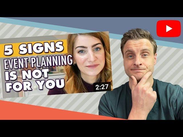 5 Warning Signs That Event Planning Isn't For You
