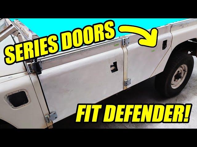 Save ££££s fitting new Series 2 doors to your Land Rover Defender. Classic heritage look.