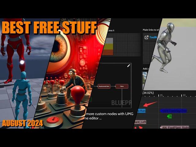 The BEST FREE Assets Released on The UNREAL ENGINE MARKETPLACE In August 2024