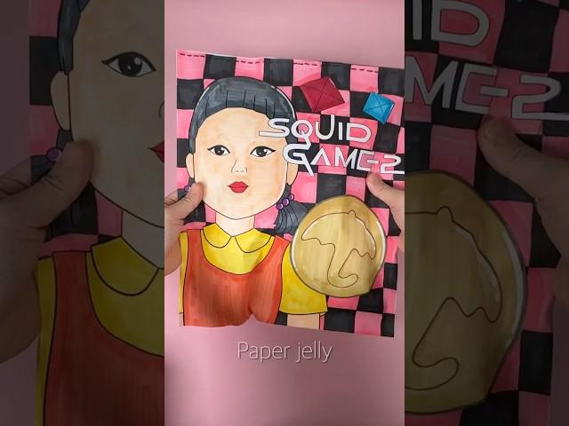 [🩷paper diy🩷] Squid game Blind Bag#paper#draw#handmade#craft#unboxing#paperasmr#paperplay#오징어게임2
