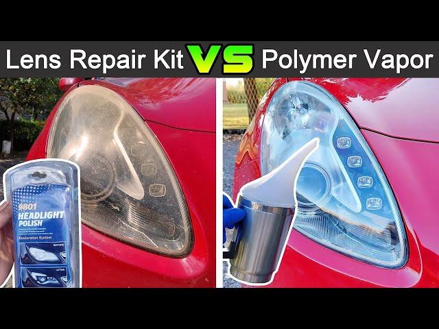 Headlight Restoration Kit VS. Polymer Vapor, Which is Best. Alfa Giulietta Headlight Restoration