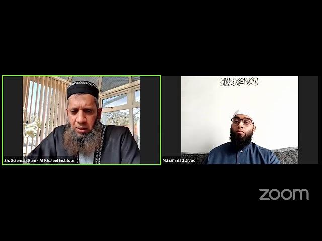 Imams in the community: Shaykh Suliman Gani