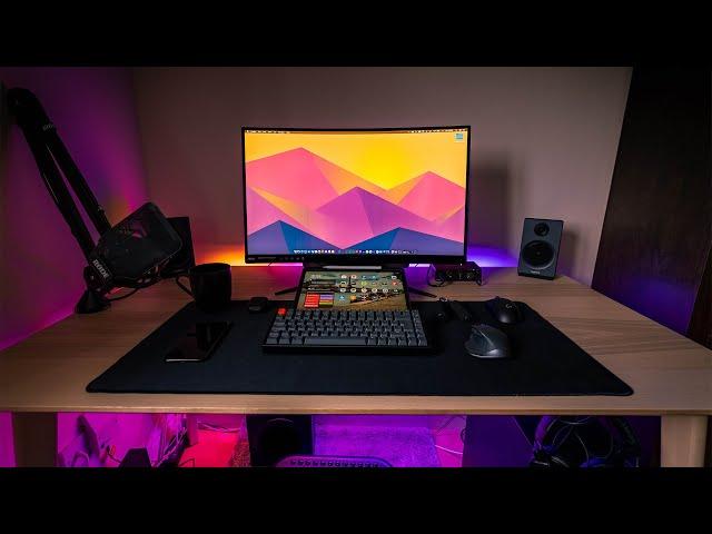 My Work From Home Desk Setup Tour - Creative, Gaming, Entertainment