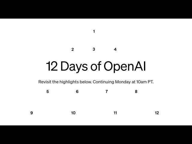 o3 출시!!! 12 Days of OpenAI - 마지막날 함께봐요!!