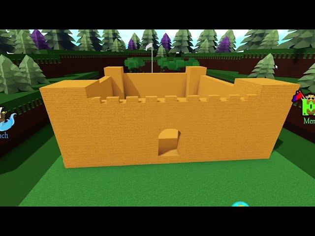 I Built a Castle in Build a Boat!