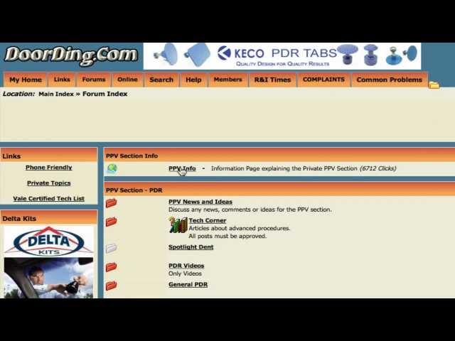 MTE 2012 - DoorDing.com Interview and Demo | Paintless Dent Removal Forum