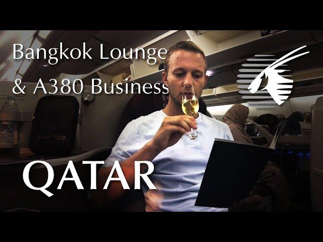 Qatar Airways from Bangkok in A380 BUSINESS class