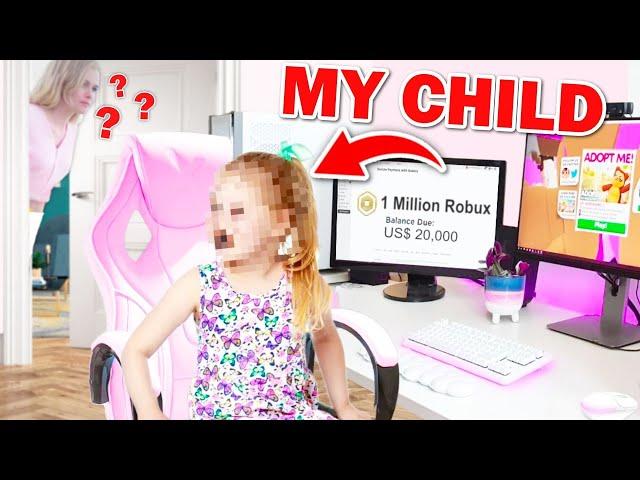 I CAUGHT My CHILD On My ROBLOX ACCOUNT! (Roblox)