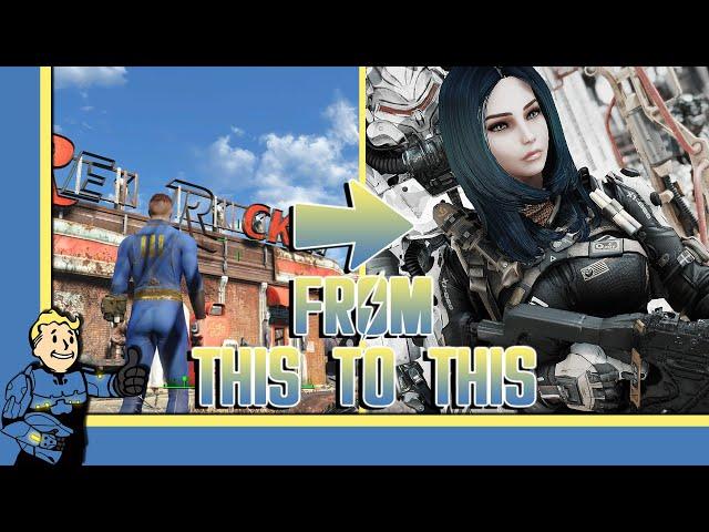 HOW TO TURN FALLOUT 4 INTO A 2023 GAME! - Total Overhaul Link - PART 1