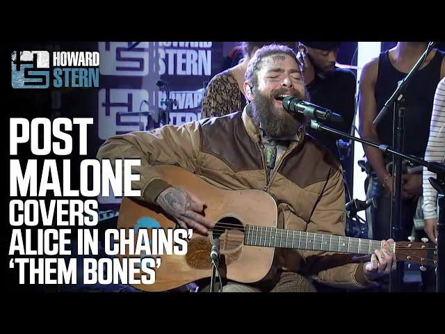 Post Malone Covers “Them Bones” Live on the Stern Show