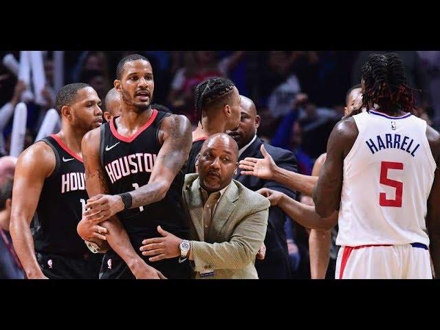 Clippers vs Rockets HEATED RIVALRY Highlights (01/15/2018) - FIGHTS! L.A.P.D INVOLVED!