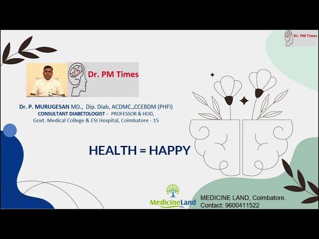 Dr. PM Times. Health = Happy