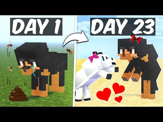 A Day in a Life of a Dog in Minecraft...