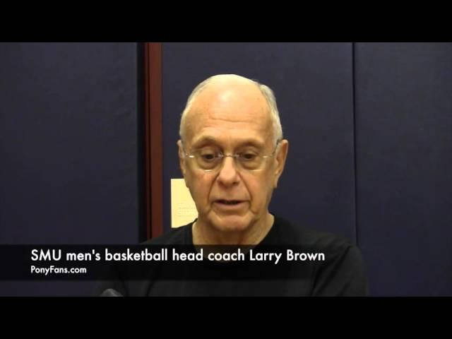 SMU men's basketball head coach Larry Brown