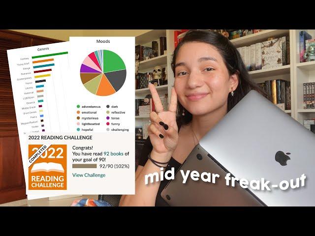 i’ve read 90+ books so far in 2022 + reading stats (mid year book freakout tag)