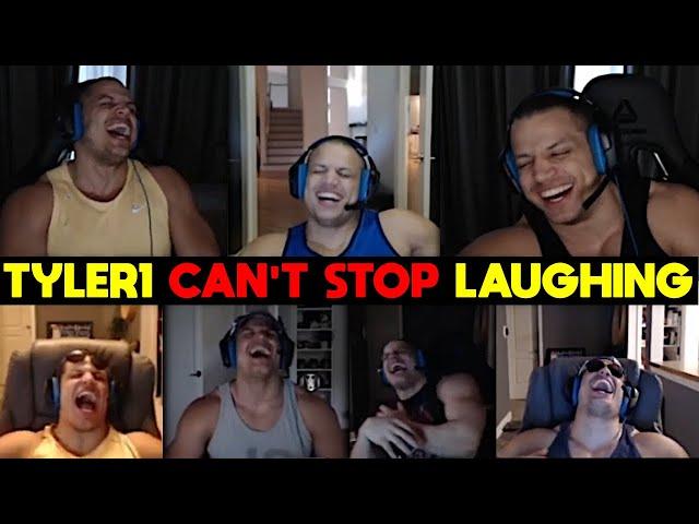 Tyler1 Dies From Laughter for 8 Minutes Straight