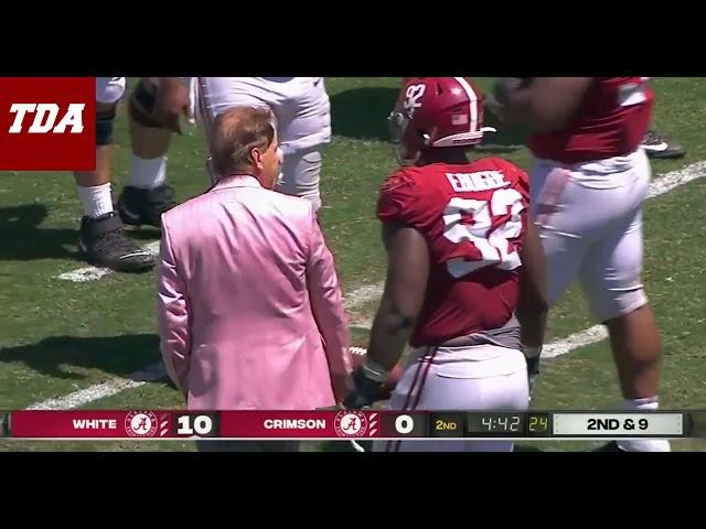 Best Nick Saban A-Day Game hot mic moments