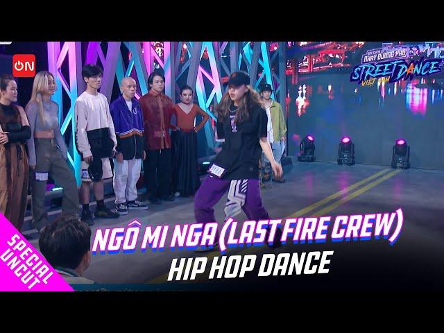 Uncut: Mi Nga (Last Fire Crew) nhảy Hip Hop đầy năng lượng tại Street Dance Việt Nam