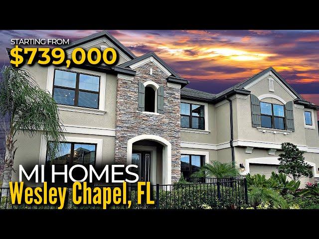 Tour A STUNNING New Home in Tampa Florida That's The LARGEST Model From MI HOMES With Over 5000 sqft