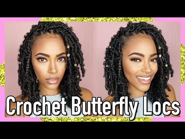 NO WRAPPING & NO CORNROW Butterfly Crochet Locs w/ Niseyo Hair | Jasmine Defined