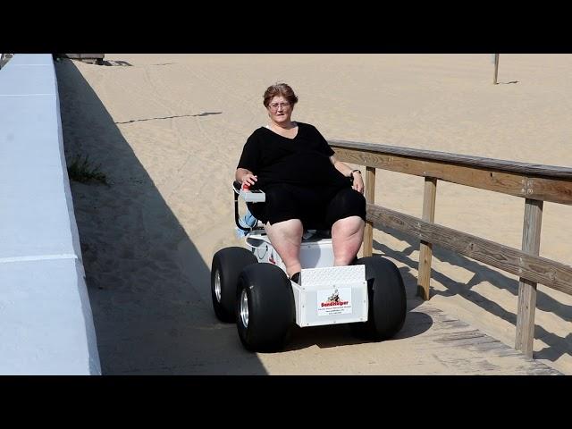 Sand Helper Electric Beach Wheelchair