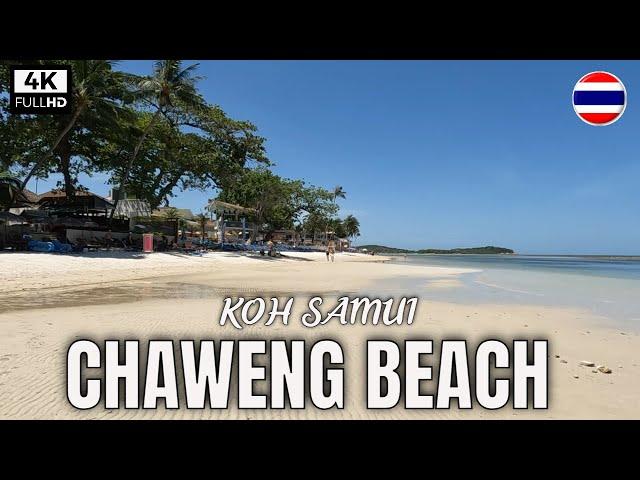 Koh Samui - Chaweng Beach - 4K Walking Tour Amazing Thailand