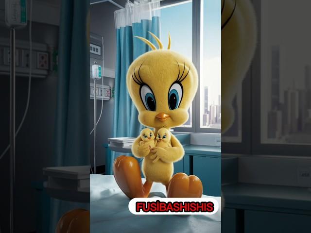 ️ Tweety's Babies and Pregnant!Evolution#spiderman  #cartoon #tweety
