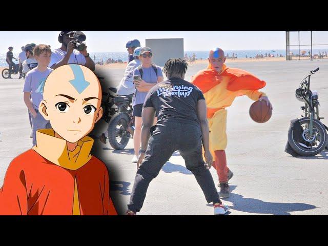 Aang (Avatar Last Airbender) Hooping In Real Life BTS