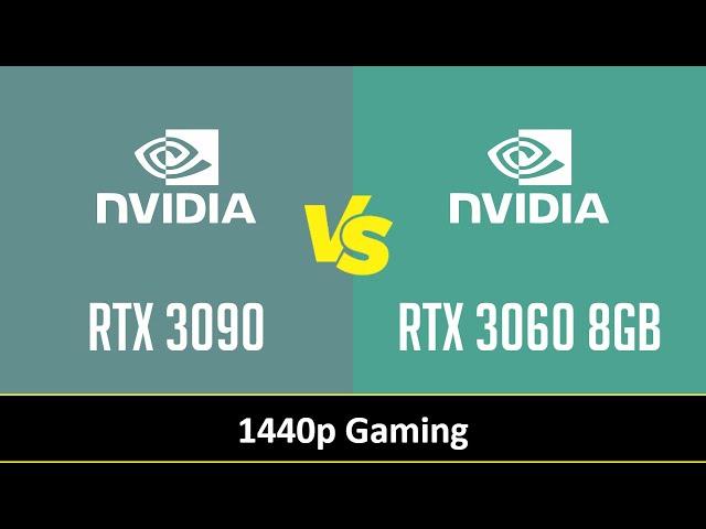 RTX 3090 vs RTX 3060 8GB - 1440p Gaming (Ryzen 7 5800X3D)