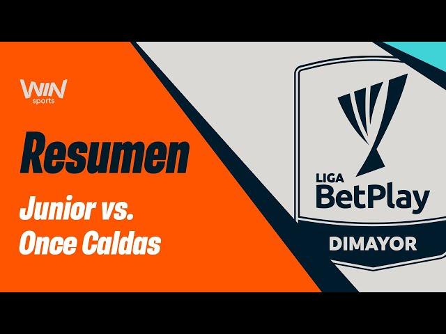 Junior vs. Once Caldas (resumen y goles) | Liga BetPlay 2024-2 | Cuadrangulares - Fecha 4