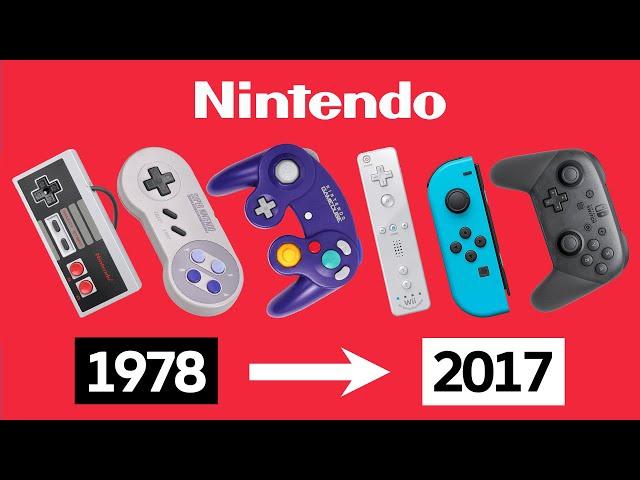 Evolution of Nintendo Controllers 1978-2017