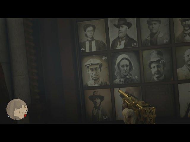 RDR2 - An NPC wanted as a criminal in Saint Denis has been discovered in Valentine